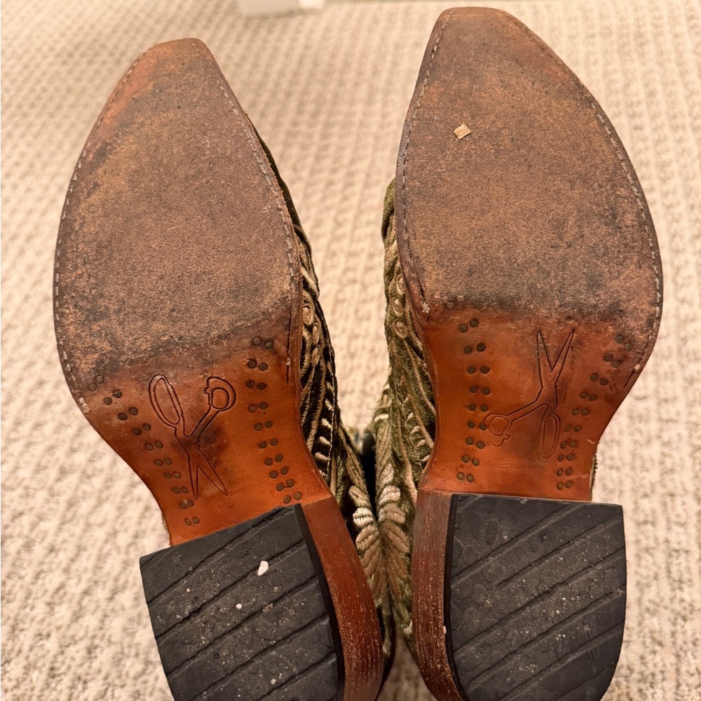 PS Kaufman x Lenni The Label Embroidered Western Boots - Picture 4 of 4